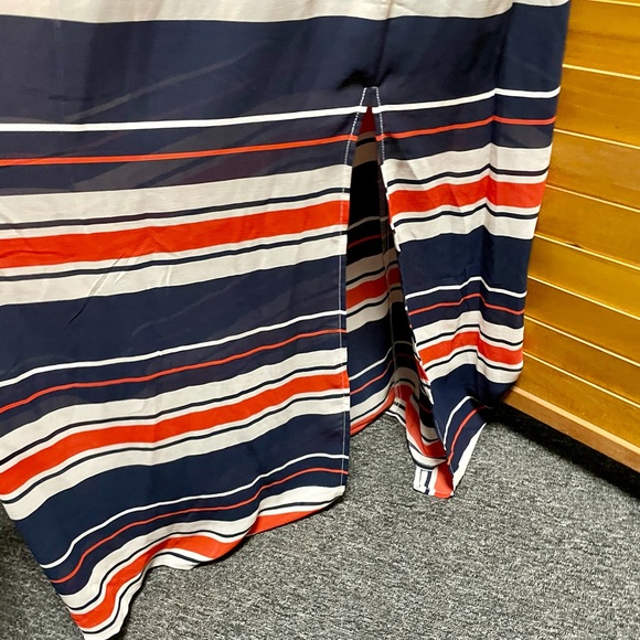 Orange, White & Blue Maxi Dress. Size Small. - Picture 10 of 11